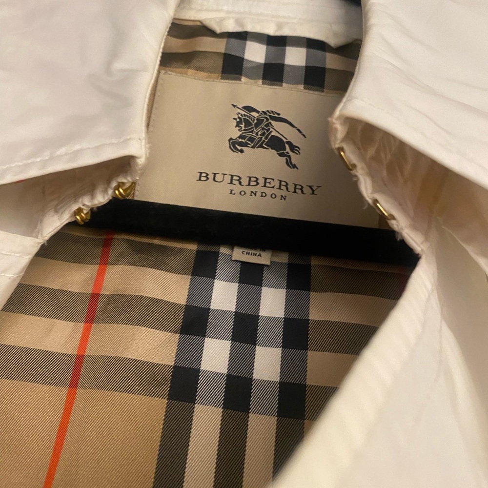 Burberry White Utility Jacket